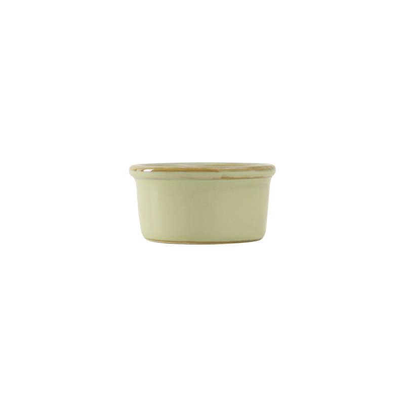 Ramequin rond et artisanal, Vert taillis de sauge