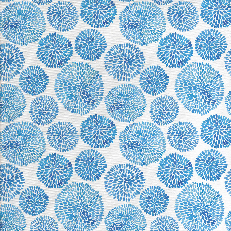 Tissu inspiré du printemps, l 58 po x L 72 po