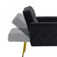 Fauteuil en velours capitonné large de 30,5 po Zianny-1585074812