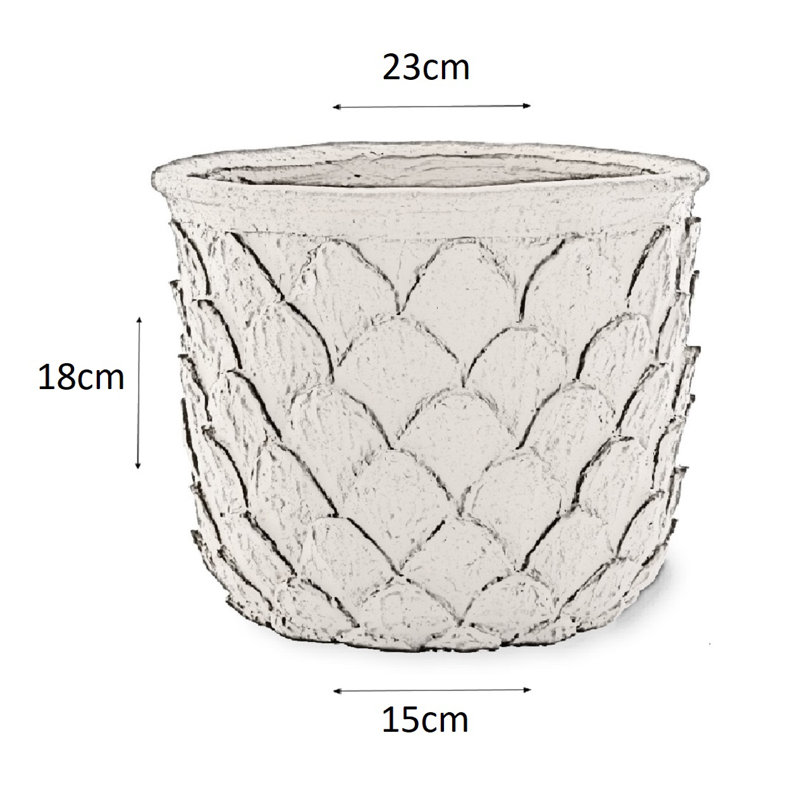 Vaughn Fiberglass Pot Planter, Small