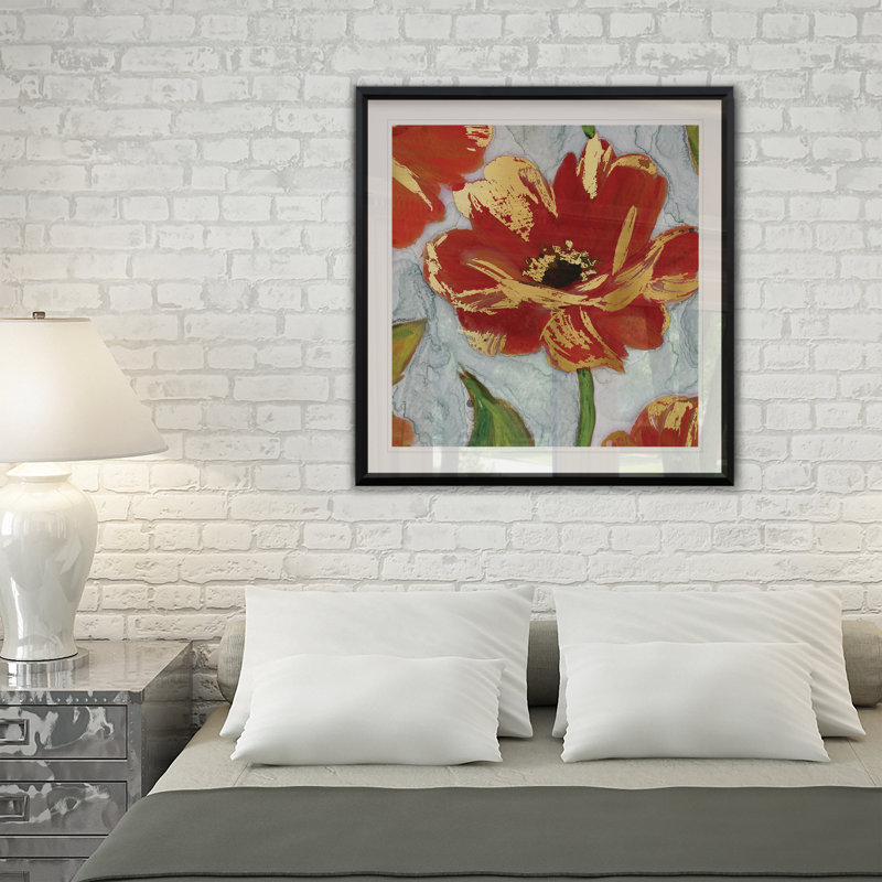 Crimson Crush III - reproduction de cadre photo sur papier, H 30,5 po x l 30,5 po x P 1,5 po