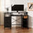 47'' Computer Gaming Office Desk With Charging Station & Storage Drawers, Versatile Writing Work Desk For Home Office Study-1603923411