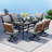 Tansi Swivel Rocking 7-Piece Outdoor Dining Set-1991307229