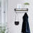Decorative Key And Mail Holder For Wall, Wall Mounted Entryway Floating Shelf With 5 Key Hooks, Decorative Metal Wire Mesh Key Holder With Shelf For Wall, Entryway, Bathroom, Office