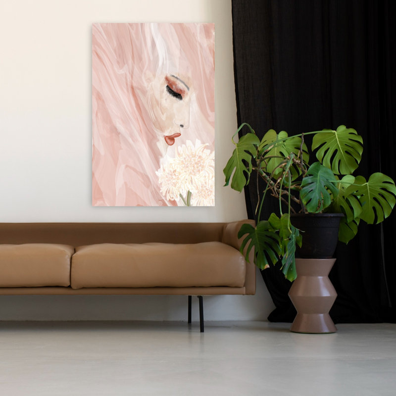 Art mural moderne, romantique et romantique, H 48 po x l 32 po