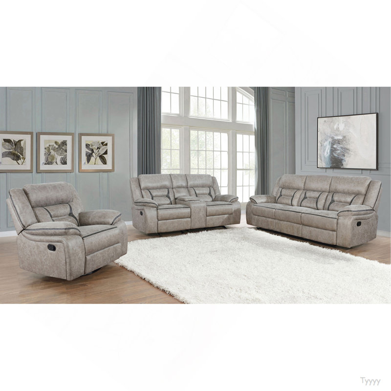 Ensemble de salon 3 pièces Brazelton Taupe