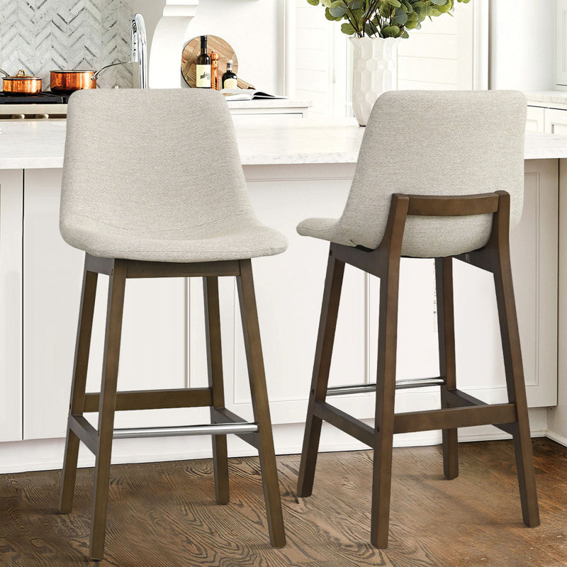 Tabourets de bar 28 po, Beige