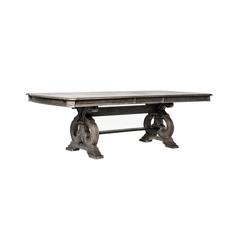 Table de salle à manger rustique 96 po, rustique naturel, Rustique naturel