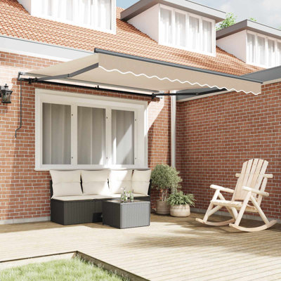 VidaXL Polyester Cover Retractable