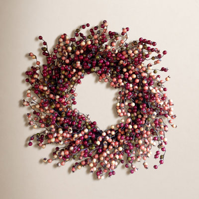 22'' Berry Silk Wreath