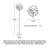 Nordic Simple Style Silent Vertical Quartz Floor Clock