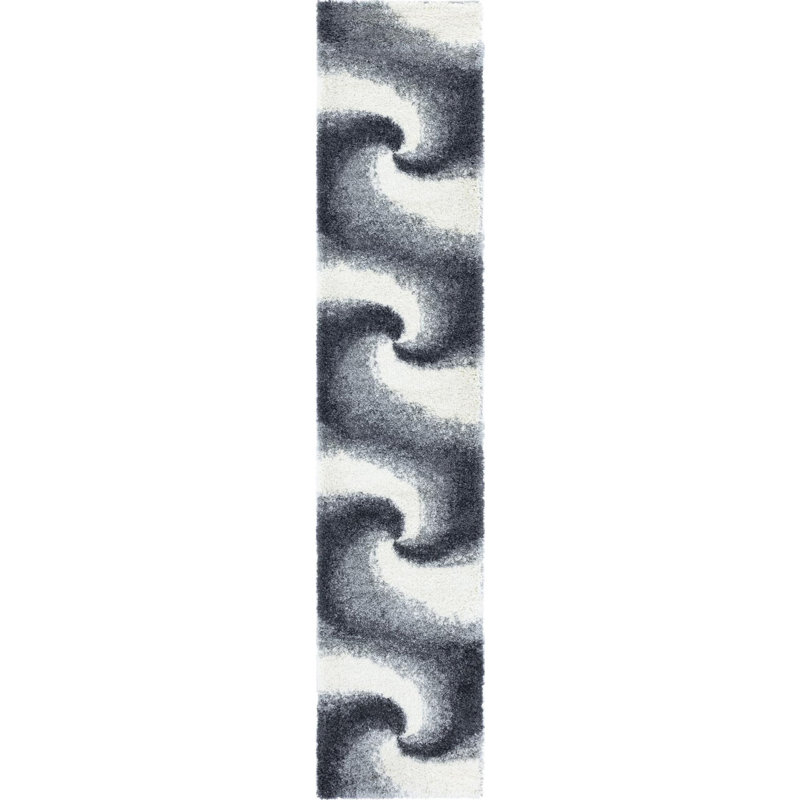Abstract Indoor Rug, Runner 2'7" x 13'
