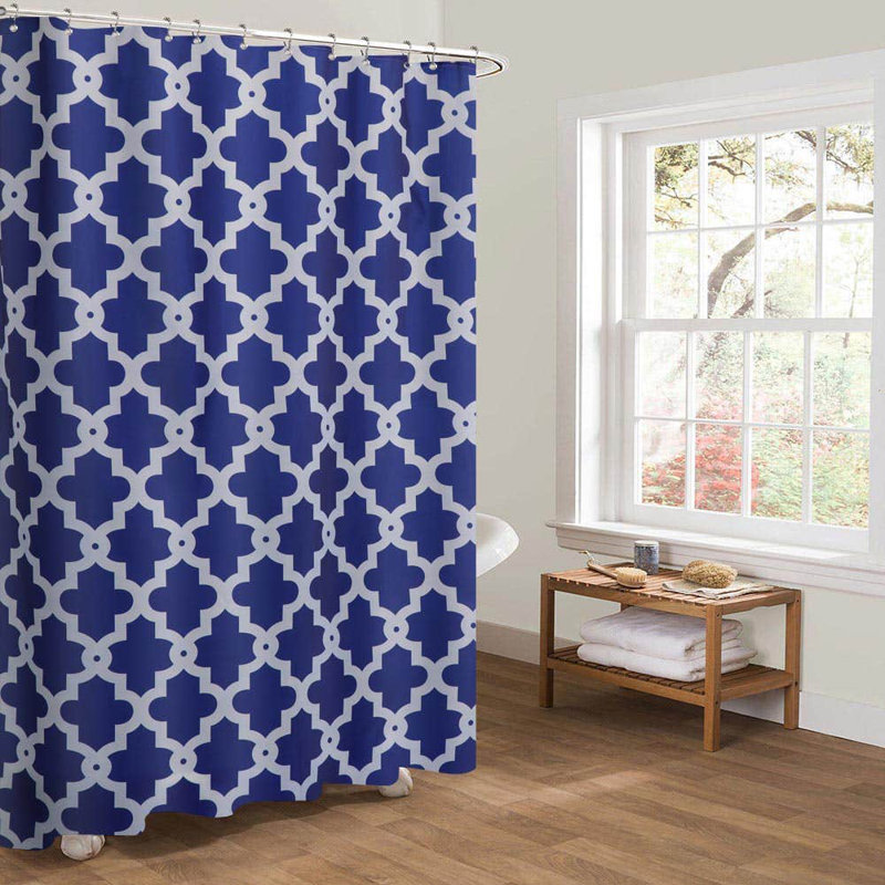 Geometric Shower Curtain, 72" x 108"