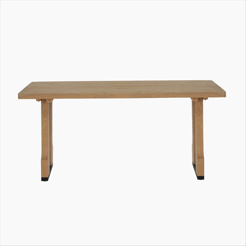 63" Rectangular Dining Table (Light Ash), Natural Ash