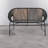 Comfortable Patio Sofas Pe Rattan Iron Frame Modern Balcony Deck