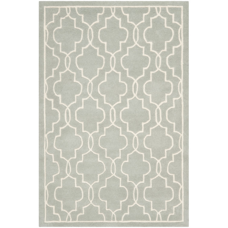 Carolene Hand Tufted Wool Geometric Rug