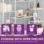 160cm W Metal Standard Bookcase-1684167250
