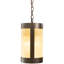 Luminaire suspendu cylindrique unique à 1 lumière