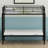 All-in-One Metal Bunk Bed, Multi-Function Design