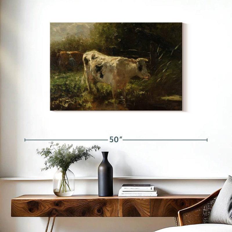 Vache simple Brampt, H 24 po x l 36 po