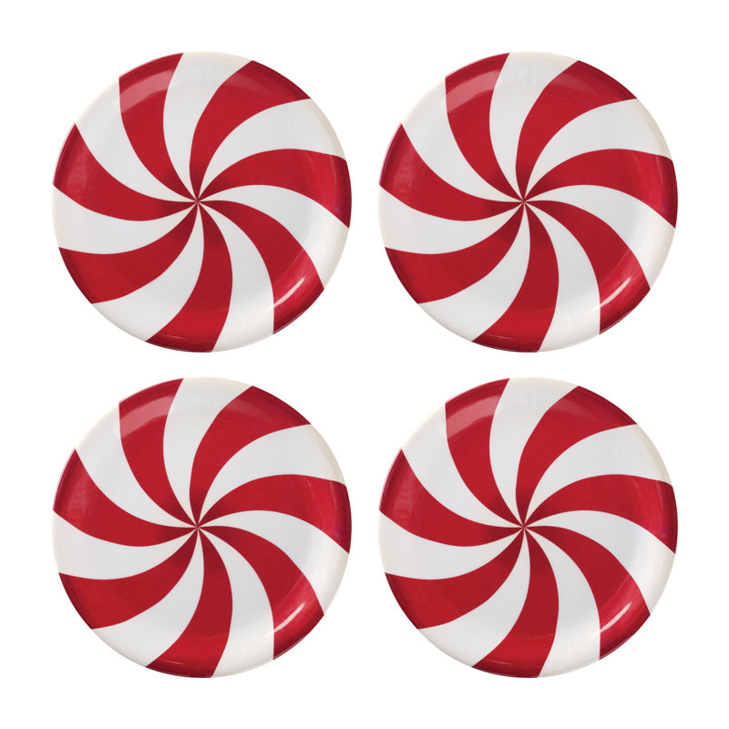 Peppermint, 6 3/4" Melamine Plate S12