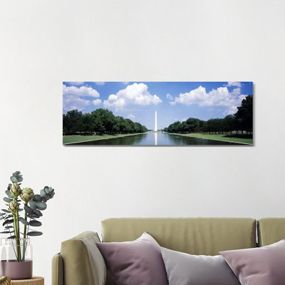 Washington Monument Washington DC - Wrapped Canvas Panoramic Print