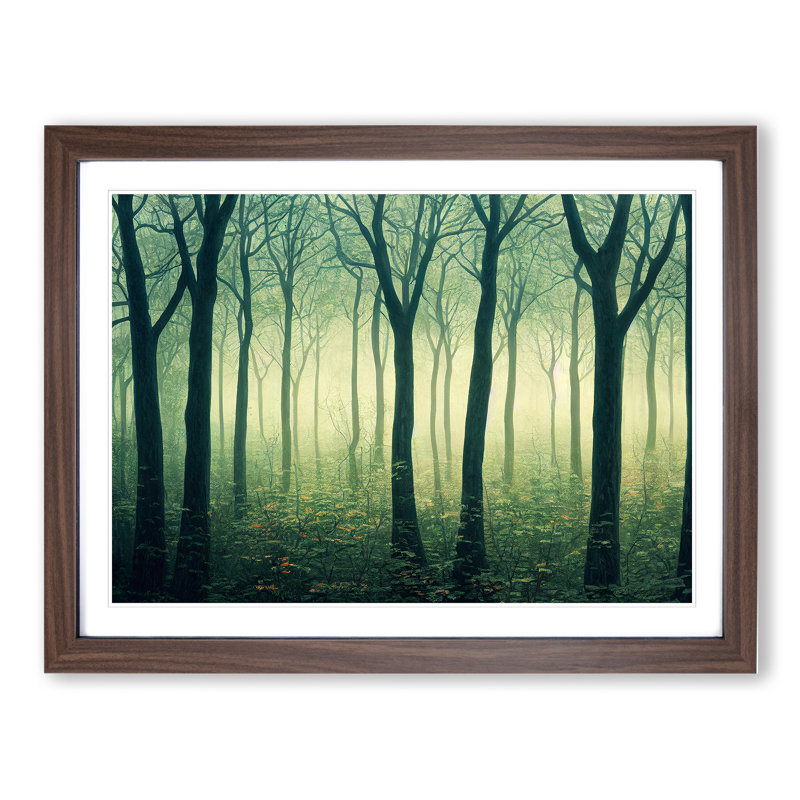 An Exquisite Forest - Framed Print, Walnut, 46cm H x 64cm W x 2cm D