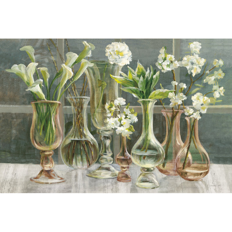 Essence of May Amber par Danhui Nai - reproduction d'art sur toile tendue, H 8 po x l 12 po, Cadre simple blanc, Oui