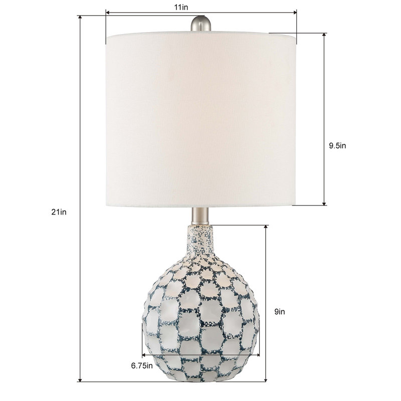 Barhorst Ceramic Bedside Table Lamp
