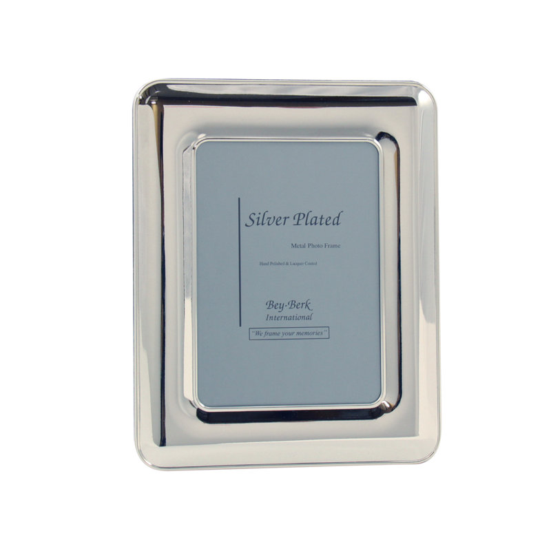 Audet Silver Metal Matte Picture Frame, 8" x 10"