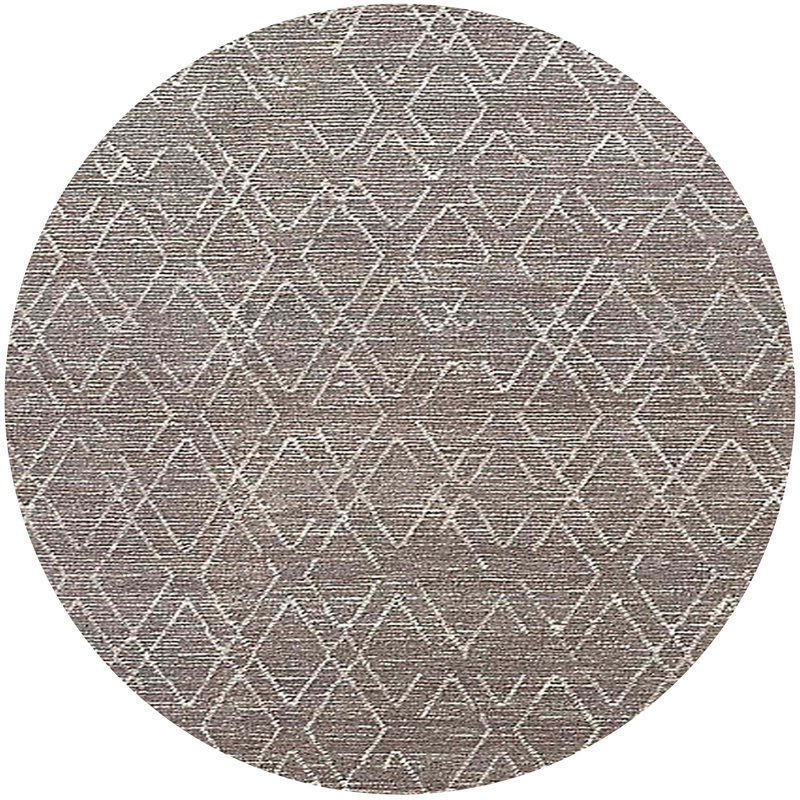 Moroccan Indoor Rug, Round 8'