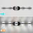 Modern Minimalist Bathroom Vanity Light, LED 5 Bulb Frosted Glass Shades, Wall Mounted Decorative Lighting Fixture, Suitable For Bathroom Vanity Mirror (Black)-1750795679-1750858336-1750858343