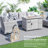 Newcastleton 5 Seat Rattan Conversation Set
