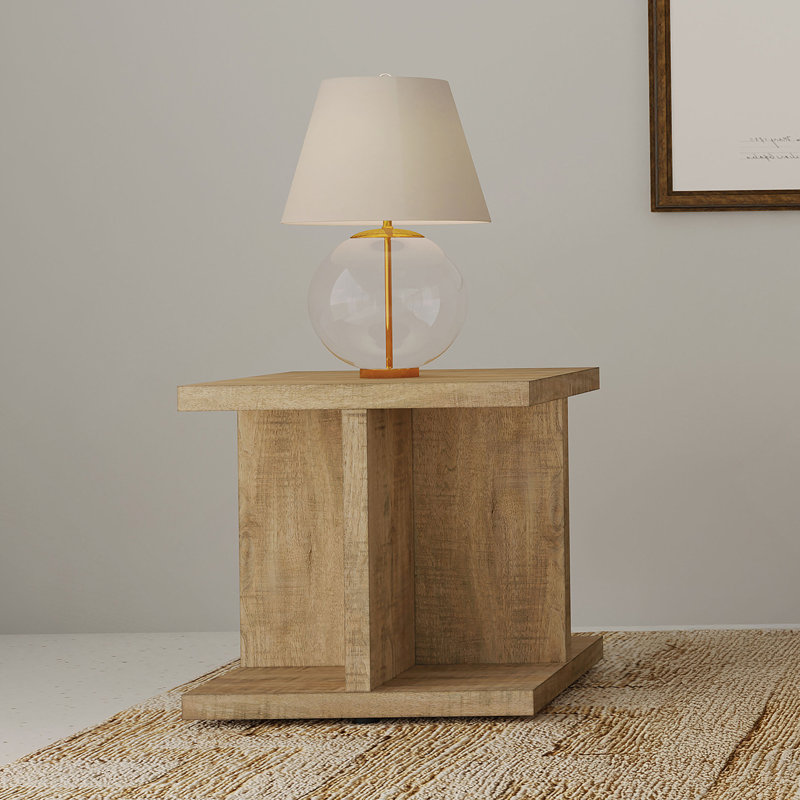 Square End Table For Living Spaces