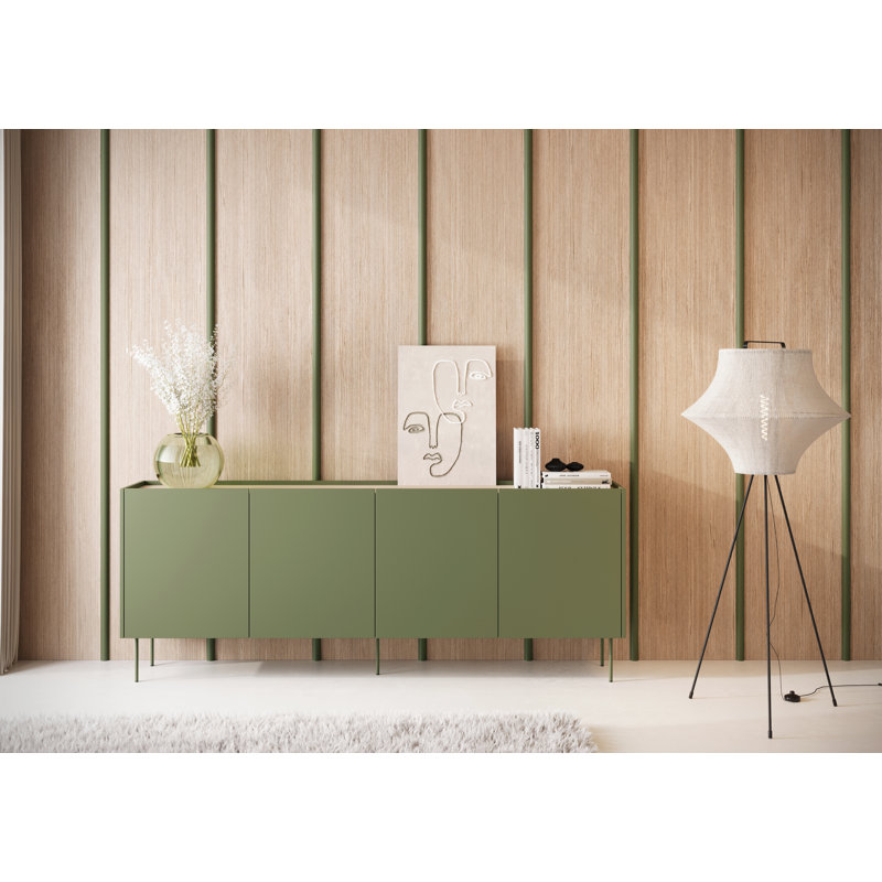 Catela 220cm Sideboard, Olive