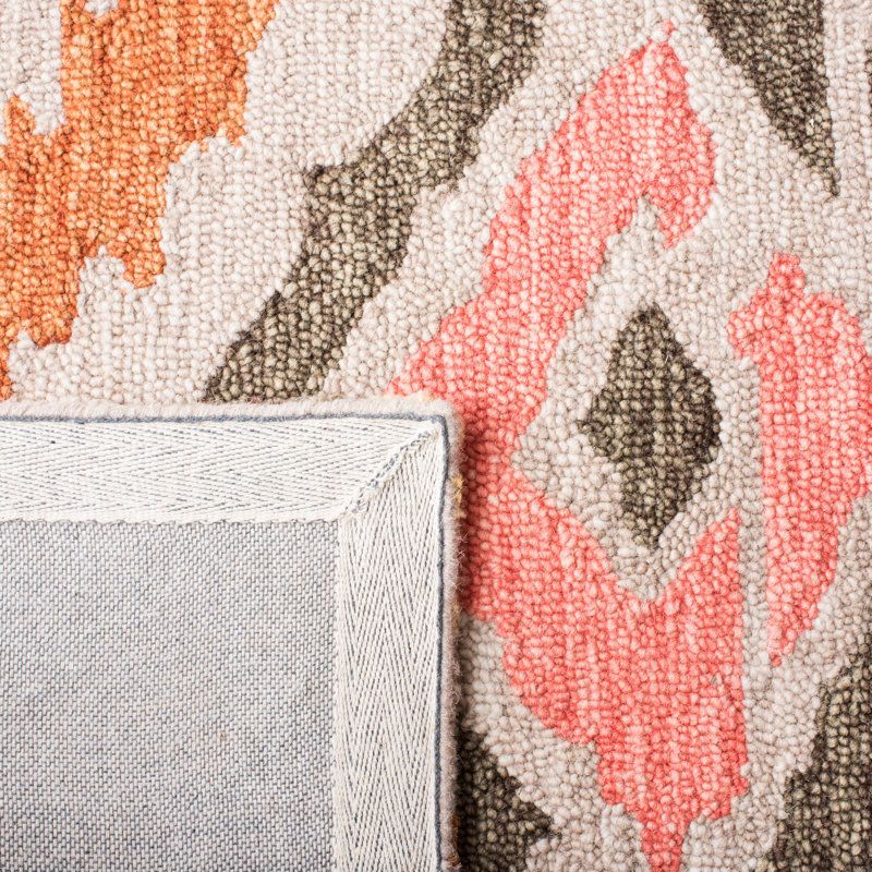Tapis en laine touffeté à la main Gardella Southwestern, Rectangle de 5 pi x 8 pi