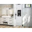 Étagère pour niche de salle de bain 14 po x H 25 po, installation horizontale verticale, acier inoxydable, noir mat