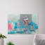 « stripeed tapis bikini », impression sur toile tendue-25807621