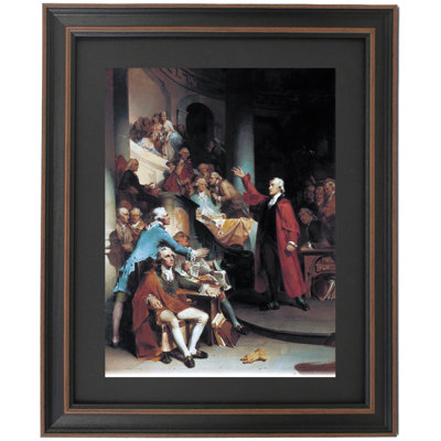 Patrick Henry Before the Virginia House of Burgesses | Framed Print
