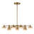 Uttermost Wedge 12 Lt LED Brass Chandelier