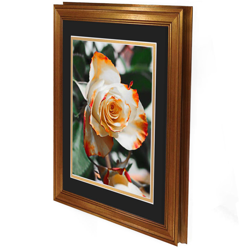 Cadre photo Stoddard 11 x 14, Or foncé