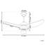 Ayverie 114cm Ceiling Fan with Light Kit-1059568259
