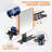 Shower Mirror Fogless for Shaving, Fogless Mirror for Shower with Razor Holder with 2 Adhesive Hooks