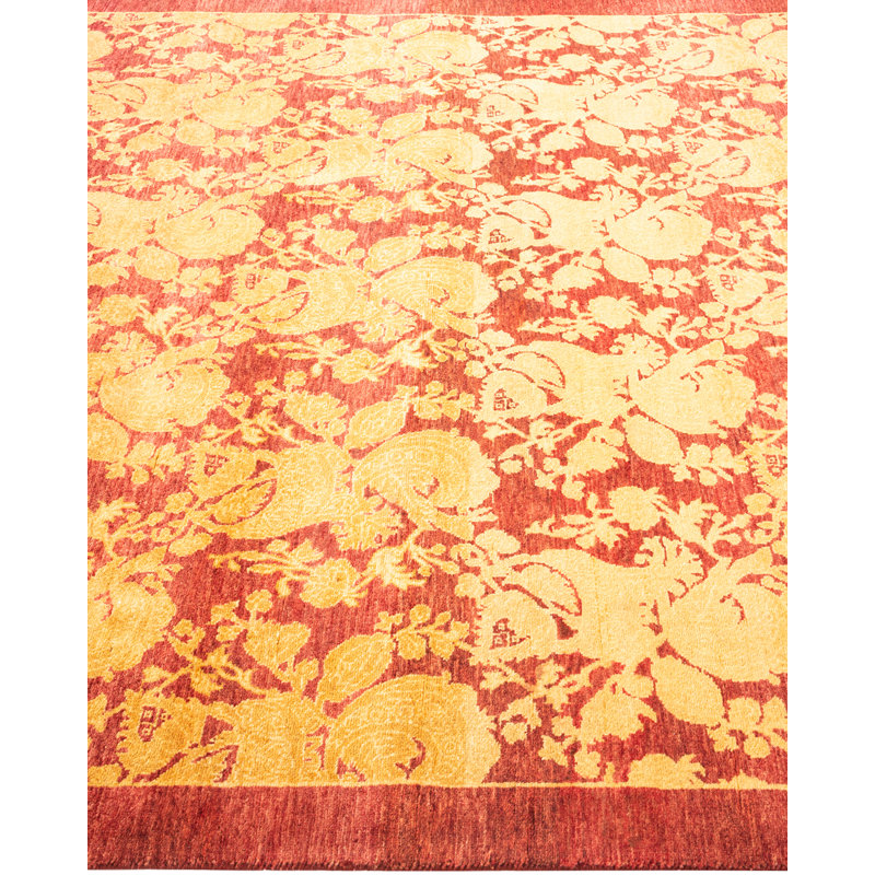 Classic One-of-a-Kind 4' 1" X 4' 2" Hand Knotted Area Rug