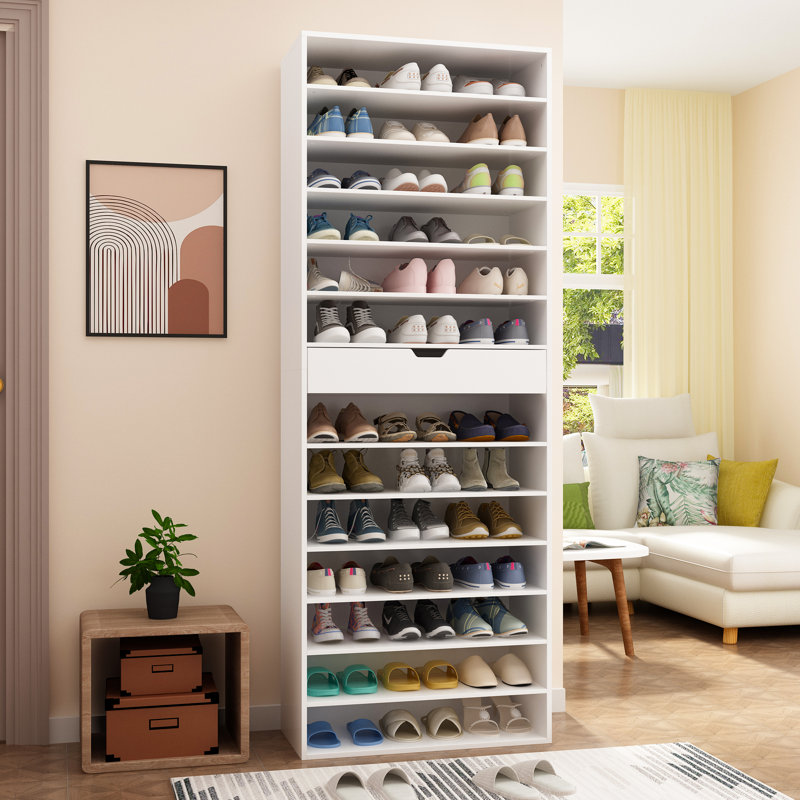 39 Pairs Of Shoes Storage Cabinet With Drawers