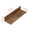 Ensemble de 8 tablettes murales flottantes en bois, tablettes pour décoration murale, rétro-937174187