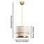 Ballerini 1 - Light Drum Chandelier
