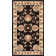 Tapis oriental noir Colindale