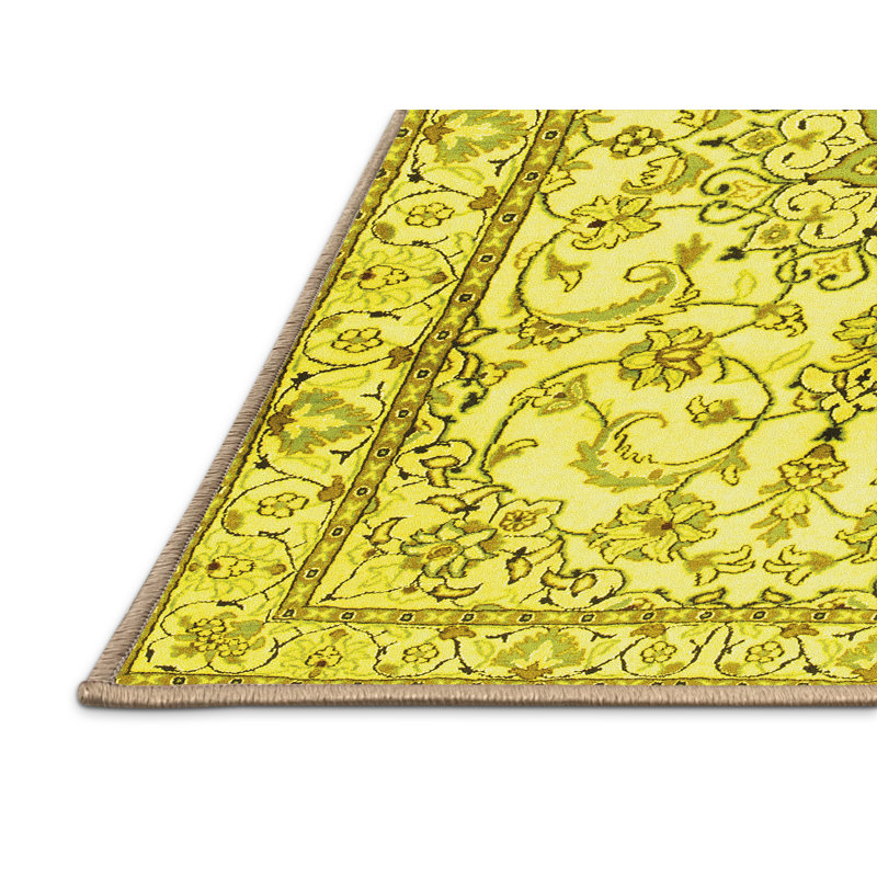 Matalynn Washable Oriental Indoor Rug, Rectangle 8' x 12'