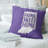 Cotton Blend Reversible Throw Pillow
